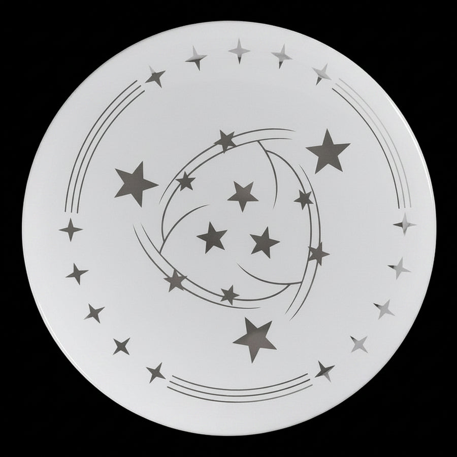Star LED φωτιστικό οροφής 35 cm, 31W, 3000K / 4000K / 6000K, Λευκά, μεταλλικά και ακρυλικά φωτιστικά οροφής LED Προεπιλεγμένος τίτλος Alessandro Design
