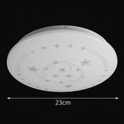 Star LED φωτιστικό οροφής 23 cm, 22W, 3000K / 4000K / 6000K, Λευκά, μεταλλικά και ακρυλικά φωτιστικά οροφής LED Προεπιλεγμένος τίτλος Alessandro Design