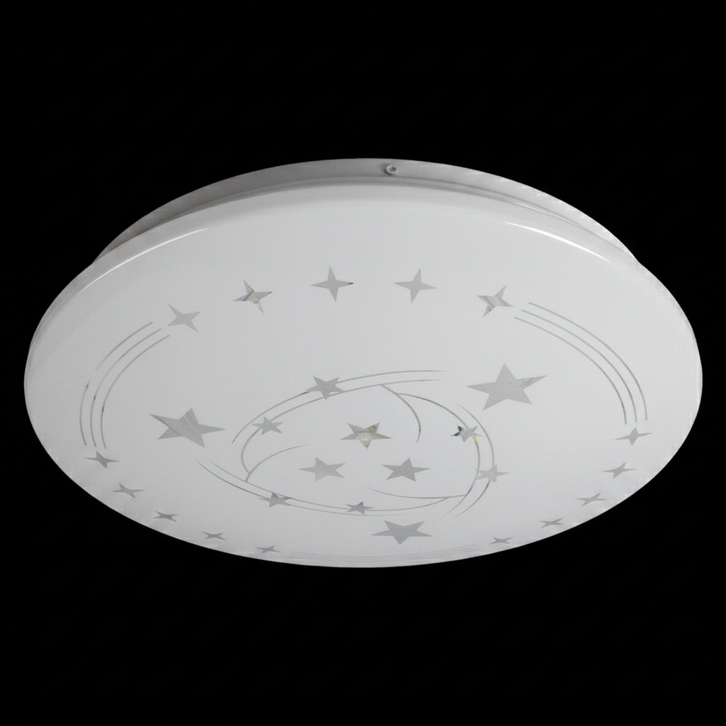 Star LED φωτιστικό οροφής 35 cm, 31W, 3000K / 4000K / 6000K, Λευκά, μεταλλικά και ακρυλικά φωτιστικά οροφής LED Προεπιλεγμένος τίτλος Alessandro Design