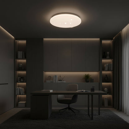 Star LED φωτιστικό οροφής 35 cm, 31W, 3000K / 4000K / 6000K, Λευκά, μεταλλικά και ακρυλικά φωτιστικά οροφής LED Προεπιλεγμένος τίτλος Alessandro Design