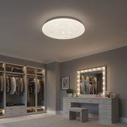 Star LED φωτιστικό οροφής 23 cm, 22W, 3000K / 4000K / 6000K, Λευκά, μεταλλικά και ακρυλικά φωτιστικά οροφής LED Προεπιλεγμένος τίτλος Alessandro Design