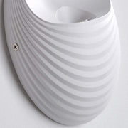 Shell Exterior Wall Light, 5W, 3000K, White Exterior Wall Light Προεπιλεγμένος τίτλος Alessandro Design