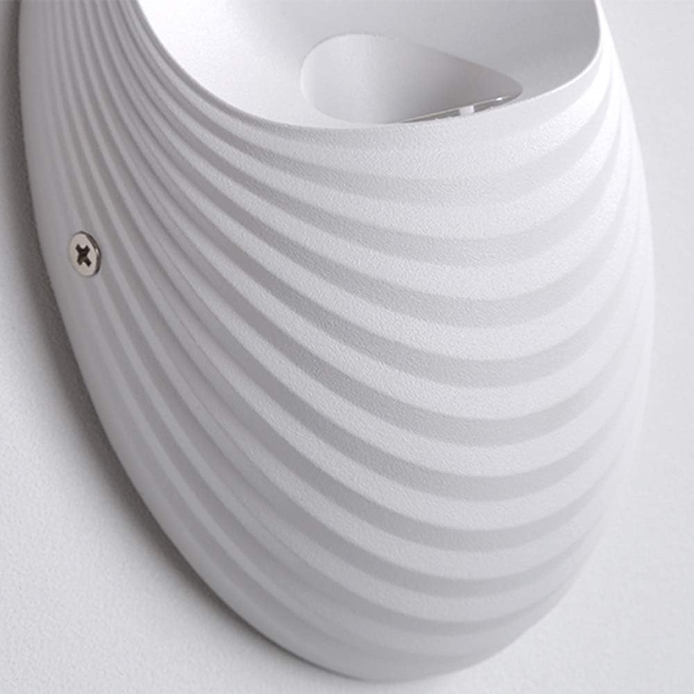Shell Exterior Wall Light, 5W, 3000K, White Exterior Wall Light Προεπιλεγμένος τίτλος Alessandro Design