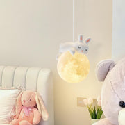 Πολυέλαιος BUNNY, 1xE27, D15 cm, Μεταλλική Ρητίνη, Λευκοί Παιδικοί Πολυέλαιοι Προεπιλεγμένος τίτλος Alessandro Design