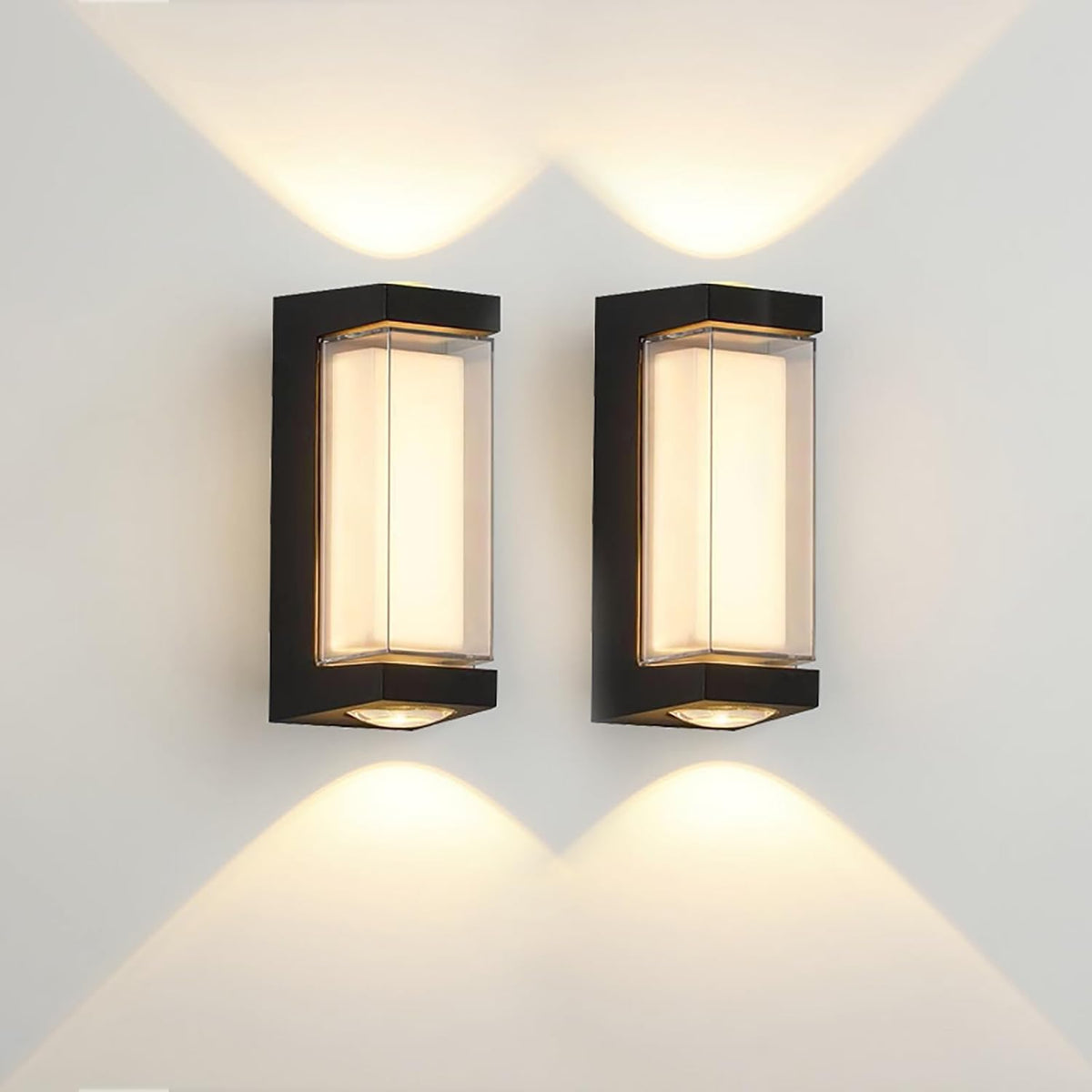 Φωτιστικό τοίχου LED εξωτερικού χώρου AX151BK 8W Μαύρα Φώτα εξωτερικού χώρου Προεπιλεγμένος τίτλος Alessandro Design