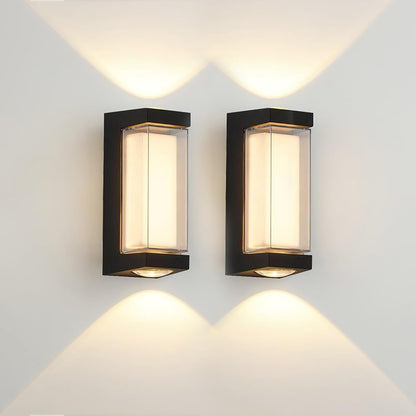 Φωτιστικό τοίχου LED εξωτερικού χώρου AX151BK 8W Μαύρα Φώτα εξωτερικού χώρου Προεπιλεγμένος τίτλος Alessandro Design