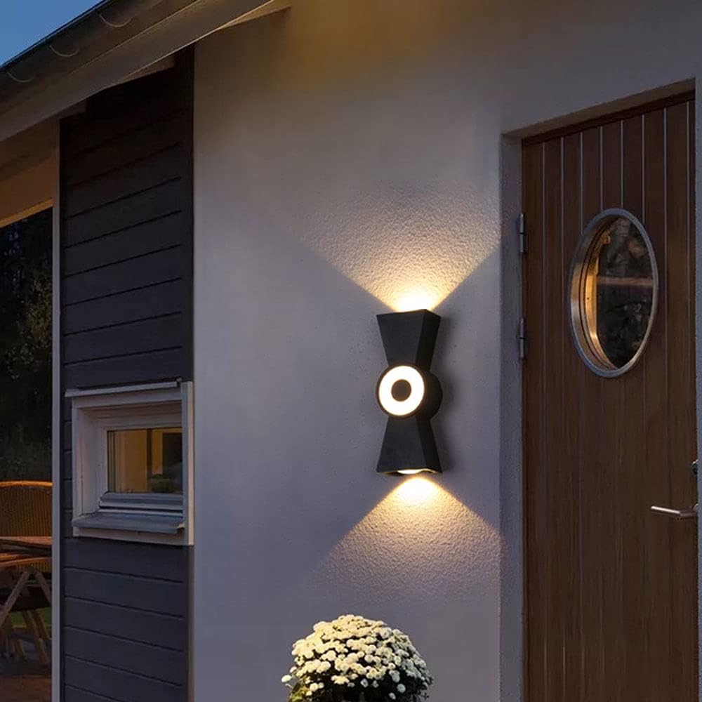 Φωτιστικό τοίχου LED εξωτερικού χώρου AX161, 7W, Metal, Μαύρο Φώτα τοίχου εξωτερικού χώρου Προεπιλεγμένος τίτλος Alessandro Design