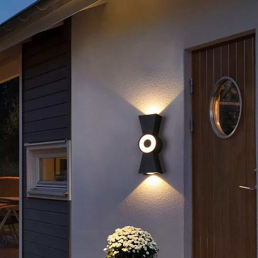 Φωτιστικό τοίχου LED εξωτερικού χώρου AX161, 7W, Metal, Μαύρο Φώτα τοίχου εξωτερικού χώρου Προεπιλεγμένος τίτλος Alessandro Design