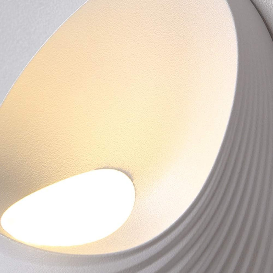 Shell Exterior Wall Light, 5W, 3000K, White Exterior Wall Light Προεπιλεγμένος τίτλος Alessandro Design