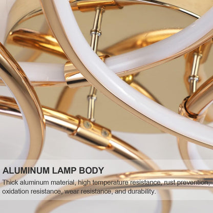 Πολυέλαιος LED με Τηλεχειριστήριο ORBIS Magno, 25W, Θερμό/Ψυχρό/Ουδέτερο φως 3000K/4000K/6000K, Ρυθμιζόμενο, Χρυσό, Μέταλλο και Πολυέλαιοι LED σιλικόνης με Τηλεχειριστήριο Προεπιλεγμένος τίτλος Alessandro Design