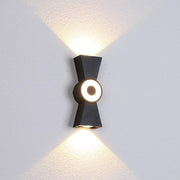 Φωτιστικό τοίχου LED εξωτερικού χώρου AX161, 7W, Metal, Μαύρο Φώτα τοίχου εξωτερικού χώρου Προεπιλεγμένος τίτλος Alessandro Design