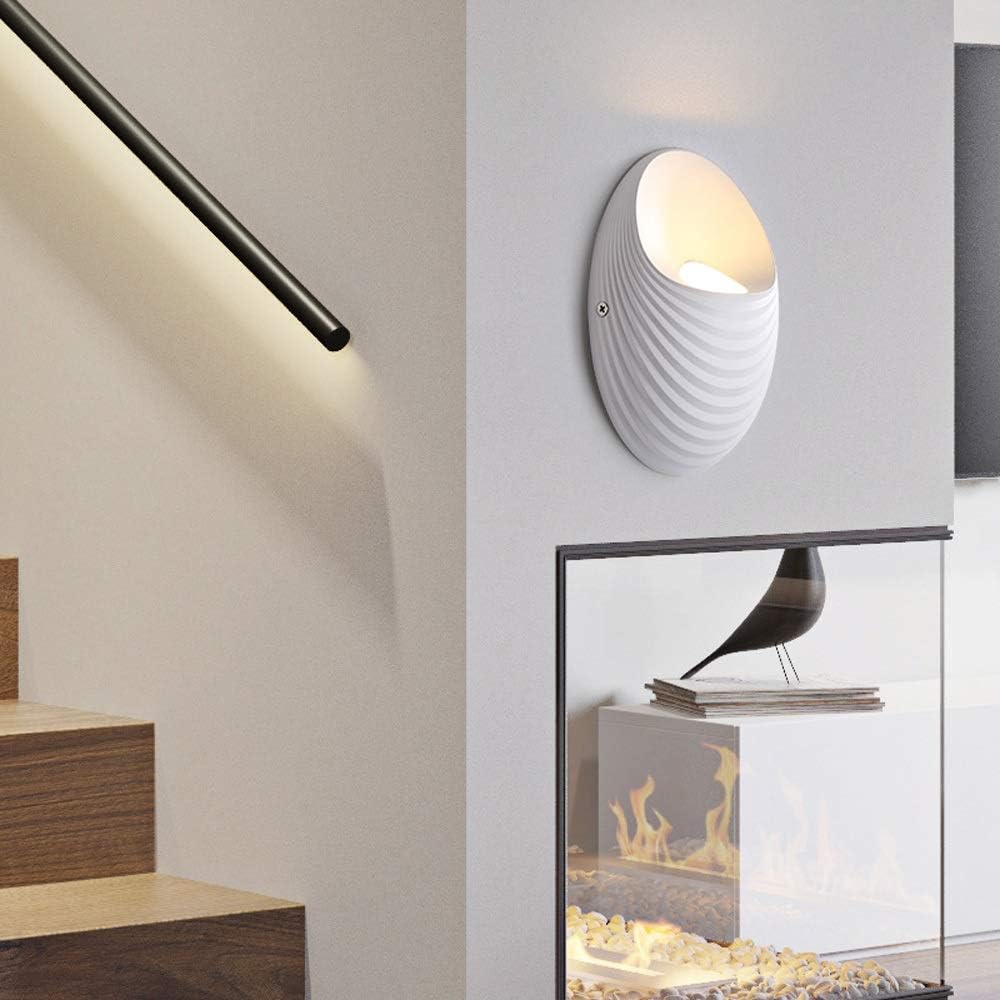 Shell Exterior Wall Light, 5W, 3000K, White Exterior Wall Light Προεπιλεγμένος τίτλος Alessandro Design