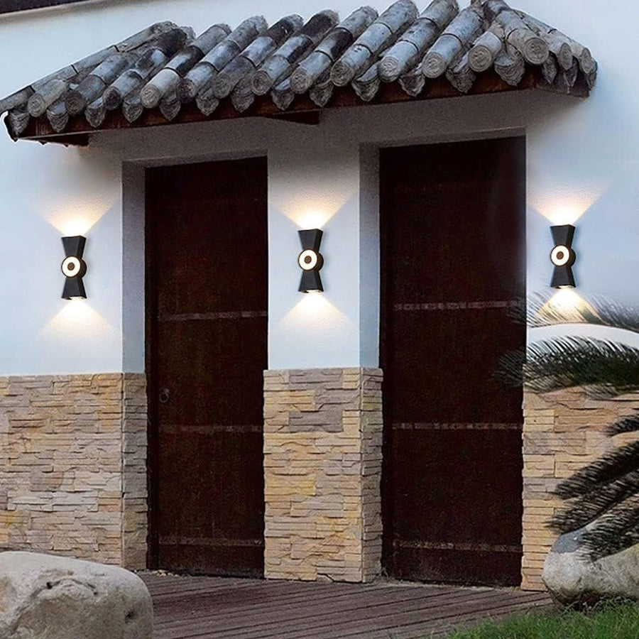 Φωτιστικό τοίχου LED εξωτερικού χώρου AX161, 7W, Metal, Μαύρο Φώτα τοίχου εξωτερικού χώρου Προεπιλεγμένος τίτλος Alessandro Design