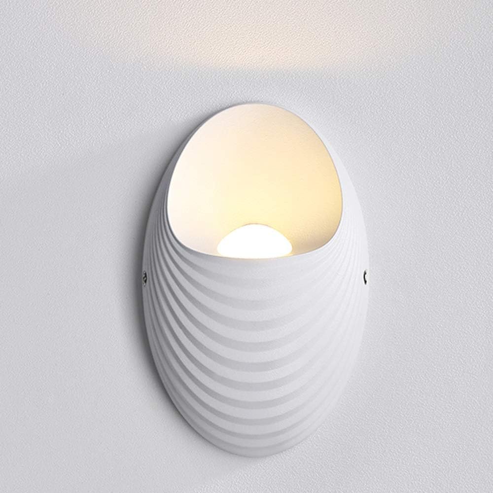 Shell Exterior Wall Light, 5W, 3000K, White Exterior Wall Light Προεπιλεγμένος τίτλος Alessandro Design