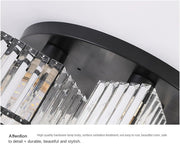 Modern Classic Chandelier Sasha, LC117/5BK, 5x E27, Metal and Crystal, Black, Shade Classic Chandeliers Προεπιλεγμένος τίτλος Alessandro Design