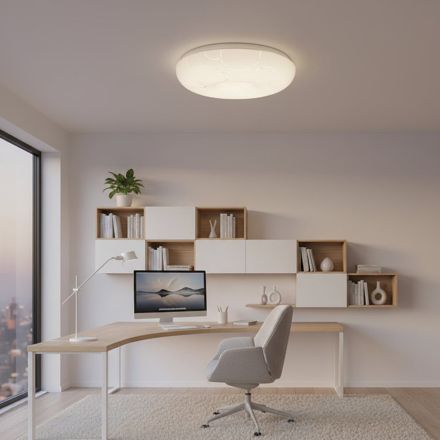 Φωτιστικό οροφής LED 35 cm, 31W, 3000K / 4000K / 6000K, Λευκά, μεταλλικά και ακρυλικά φωτιστικά οροφής LED Προεπιλεγμένος τίτλος Alessandro Design