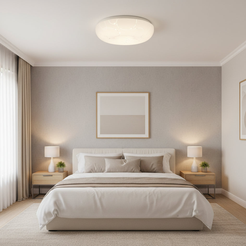 Φωτιστικό οροφής LED 35 cm, 31W, 3000K / 4000K / 6000K, Λευκά, μεταλλικά και ακρυλικά φωτιστικά οροφής LED Προεπιλεγμένος τίτλος Alessandro Design