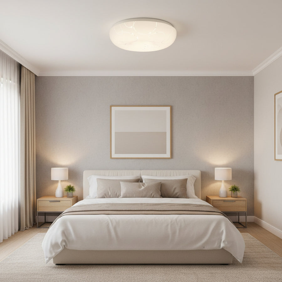Φωτιστικό οροφής LED 35 cm, 31W, 3000K / 4000K / 6000K, Λευκά, μεταλλικά και ακρυλικά φωτιστικά οροφής LED Προεπιλεγμένος τίτλος Alessandro Design