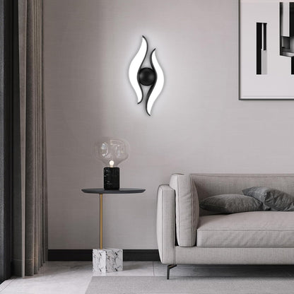 AX215 LED Φωτιστικό τοίχου, Εξωτερικό / Εσωτερικό, 2 πηγές, 12W, Μαύρο, 3000K Φώτα τοίχου εξωτερικού χώρου Προεπιλεγμένος τίτλος Alessandro Design