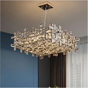Crystal Chandelier NEXORA Eleganza, 10xE14, Διάμετρος 50cm, Γυαλιστερό χρυσό, Ρυθμιζόμενο ύψος, Κομψή σχεδίαση Crystal Chandeliers Προεπιλεγμένος τίτλος Alessandro Design