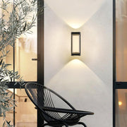 Φωτιστικό τοίχου LED εξωτερικού χώρου AX151BK 8W Μαύρα Φώτα εξωτερικού χώρου Προεπιλεγμένος τίτλος Alessandro Design