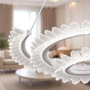 Πολυέλαιος LED με Τηλεχειριστήριο LT188WH, κρύσταλλο και μέταλλο, 40W, ρυθμιζόμενο, ρυθμιζόμενο ύψος, δροσερό/θερμό/ουδέτερο φως, πολυέλαιοι LED πολυτελείας φωτισμού με τηλεχειριστήριο προεπιλεγμένος τίτλος Alessandro Design