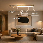 Πολυέλαιος LED με ρυθμιζόμενο προβολέα FISSO Camilla, 66W, Κρύο/Ζεστό/Ουδέτερο φως, Γυαλιστερό Χρυσό LED Πολυέλαιοι Προεπιλεγμένος τίτλος Alessandro Design