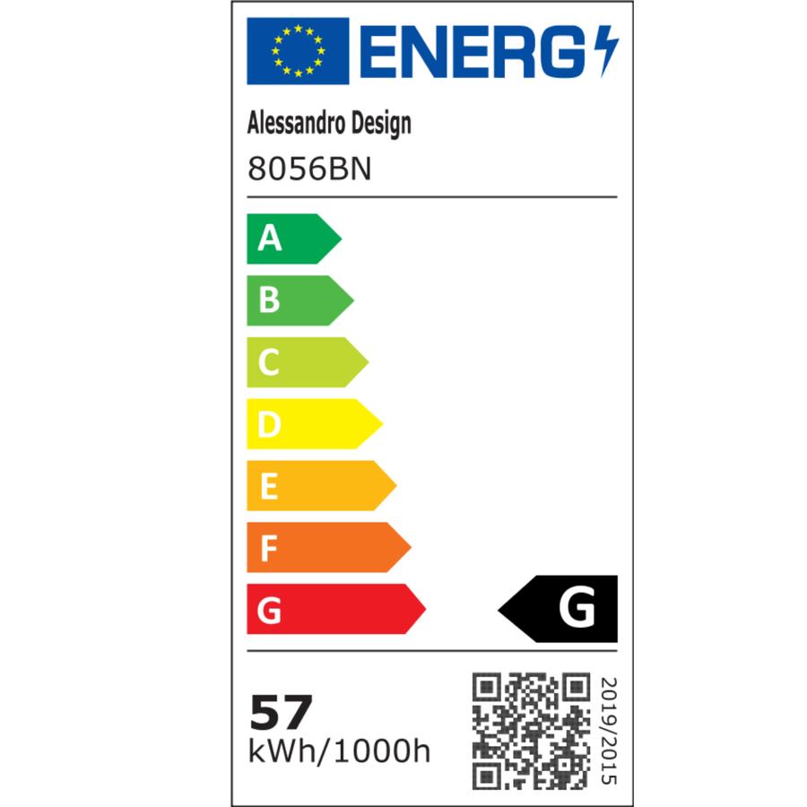 LED Chandelier 8056BN, 57W, Brown Acrylic, Light 3000K/4000K/6000K LED Chandeliers Προεπιλεγμένος τίτλος Alessandro Design