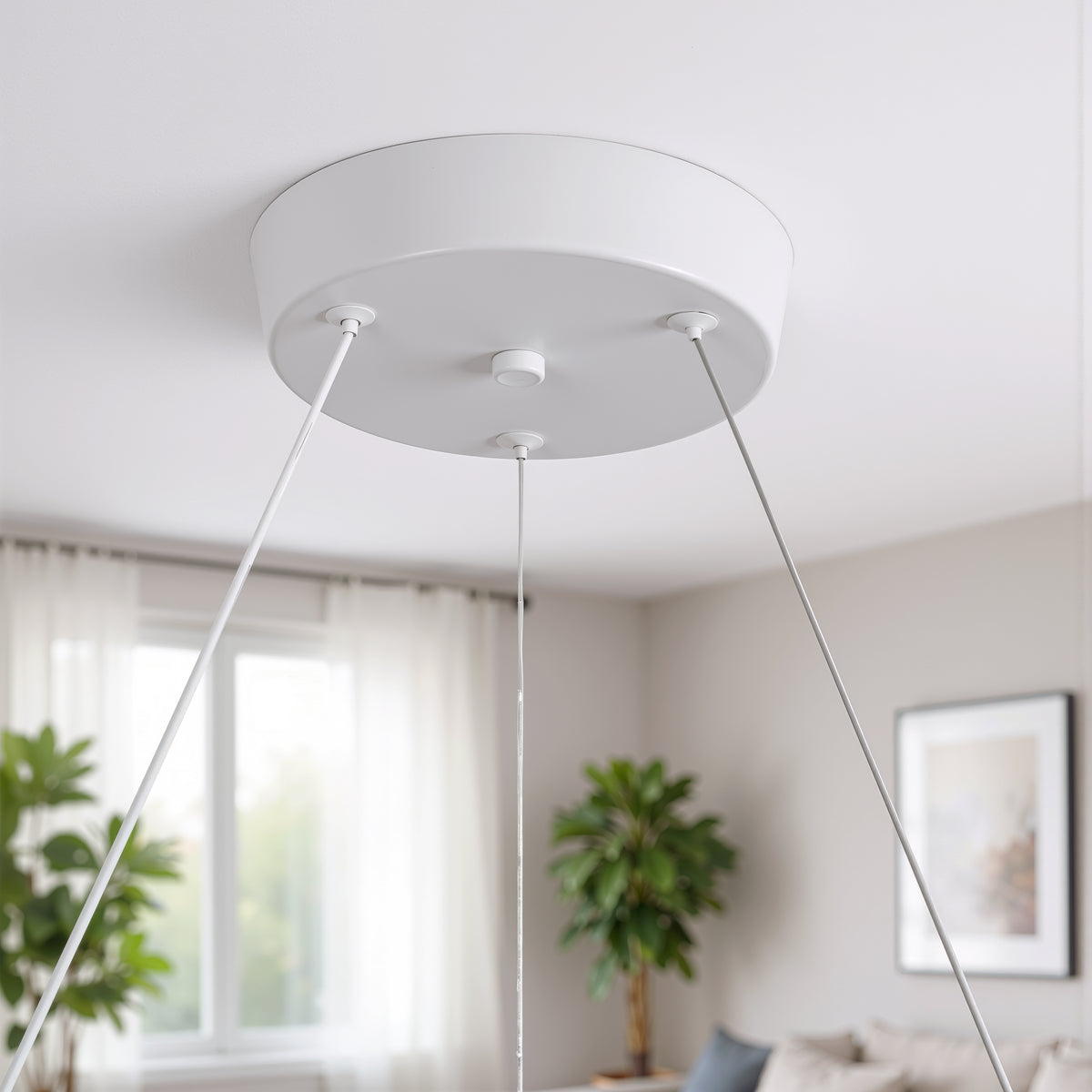 Πολυέλαιος LED με Τηλεχειριστήριο LT188WH, κρύσταλλο και μέταλλο, 40W, ρυθμιζόμενο, ρυθμιζόμενο ύψος, δροσερό/θερμό/ουδέτερο φως, πολυέλαιοι LED πολυτελείας φωτισμού με τηλεχειριστήριο προεπιλεγμένος τίτλος Alessandro Design