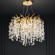 Crystal Chandelier WALTZ Serenade, 6xG9, Gold, 40cm, Ρυθμιζόμενο ύψος Crystal Chandeliers Προεπιλεγμένος τίτλος Alessandro Design