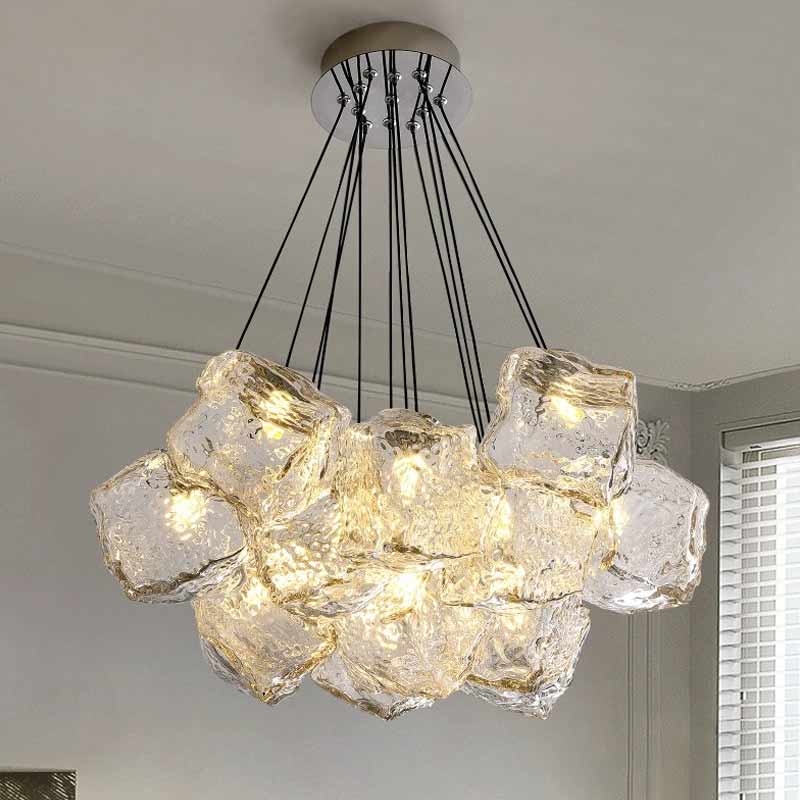 Πολυέλαιος ECOLUCE MODERN, Globe, 13xE27, Ρυθμιζόμενο ύψος, Chrome Modern Chandeliers Προεπιλεγμένος τίτλος Alessandro Design