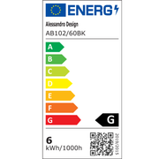 Φωτιστικό τοίχου LED, MALAWI, 6W, γραμμικό, Θερμό/Ουδέτερο/Κρύο φως, Μαύρα εσωτερικά φώτα τοίχου Προεπιλεγμένος τίτλος Alessandro Design