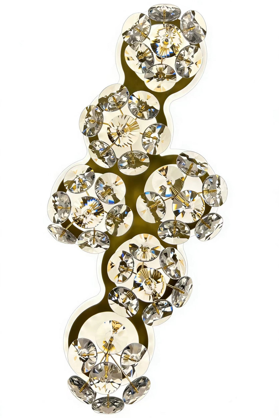 BLOSSOM Crystal διακοσμητικό φωτιστικό τοίχου LED Κρύο/ουδέτερο/ζεστό φως χρυσό εσωτερικό φωτιστικό τοίχου Προεπιλεγμένος τίτλος Alessandro Design