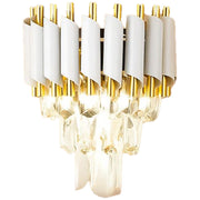 Crystal Chandelier Light VERSAILLES Piccolo, 2xE14, Λευκό Προεπιλεγμένο Εσωτερικό Φωτιστικό τοίχου Τίτλος Alessandro Design