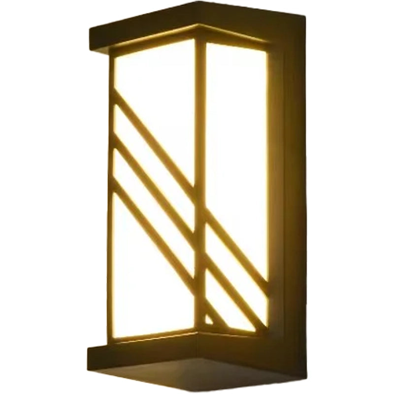 Φωτιστικό τοίχου LED εξωτερικού χώρου AX140BK 20W Λευκό Μαύρο Φώτα τοίχου εξωτερικού χώρου Προεπιλεγμένος τίτλος Alessandro Design