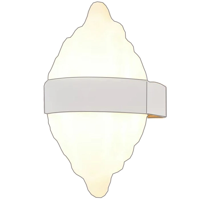 Φωτιστικό τοίχου LED εξωτερικού χώρου ICEBERG 10W Metal IP65 Λευκό Φωτιστικό εξωτερικού χώρου Προεπιλεγμένος τίτλος Alessandro Design
