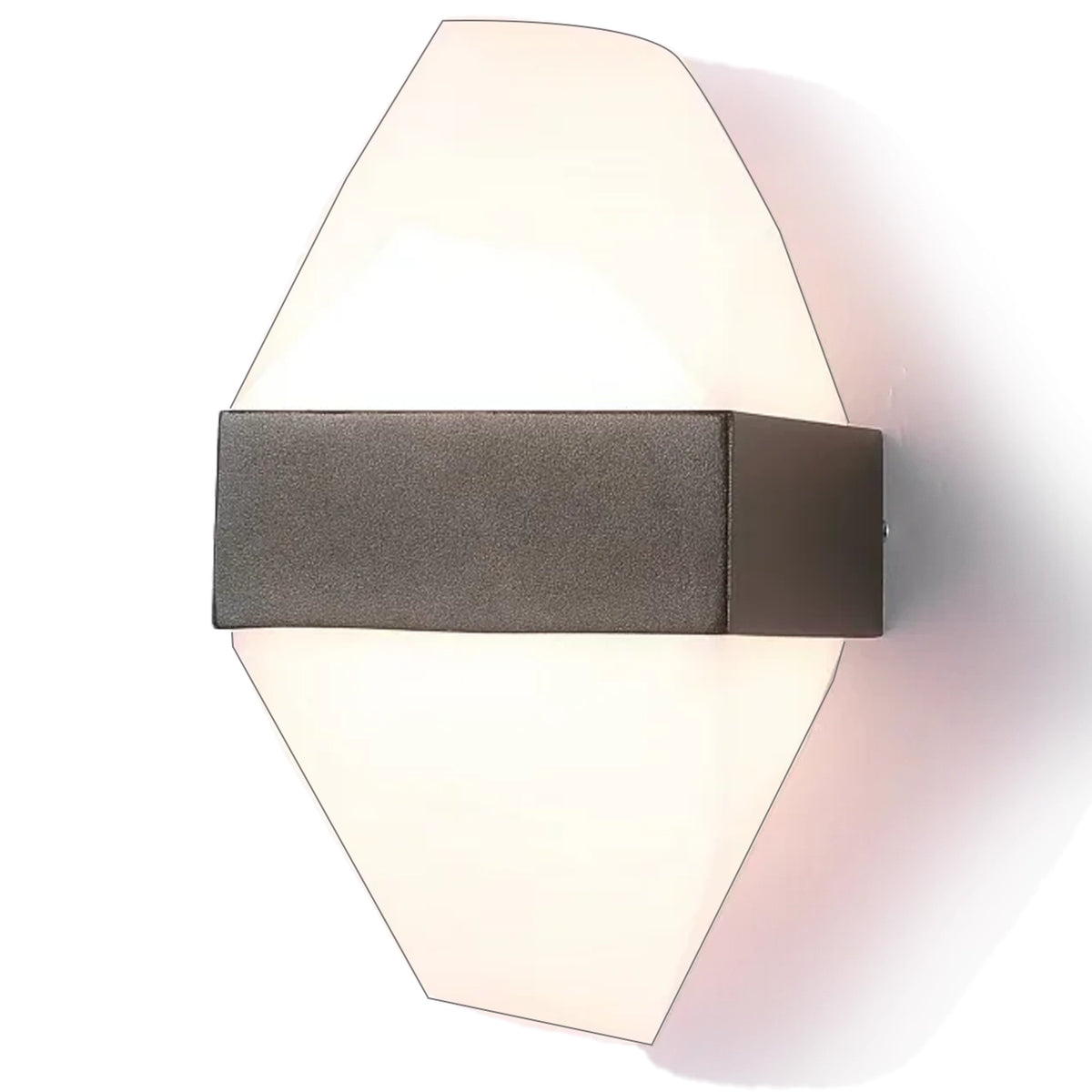 Φωτιστικό τοίχου LED εξωτερικού χώρου ICEBERG 10W Metal IP65 Μαύρα Φώτα εξωτερικού χώρου Προεπιλεγμένος τίτλος Alessandro Design