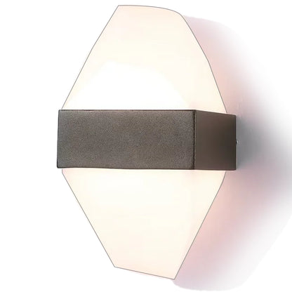 Φωτιστικό τοίχου LED εξωτερικού χώρου ICEBERG 10W Metal IP65 Μαύρα Φώτα εξωτερικού χώρου Προεπιλεγμένος τίτλος Alessandro Design