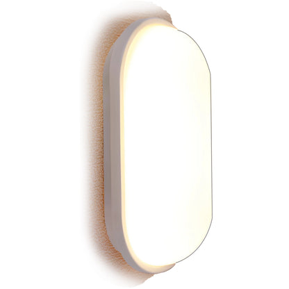 Φωτιστικό τοίχου εξωτερικού χώρου LED AX320/218WH, Warm Light 3000K, IP65, Λευκό, Μεταλλικά Φωτιστικά τοίχου εξωτερικού χώρου Προεπιλεγμένος τίτλος Alessandro Design