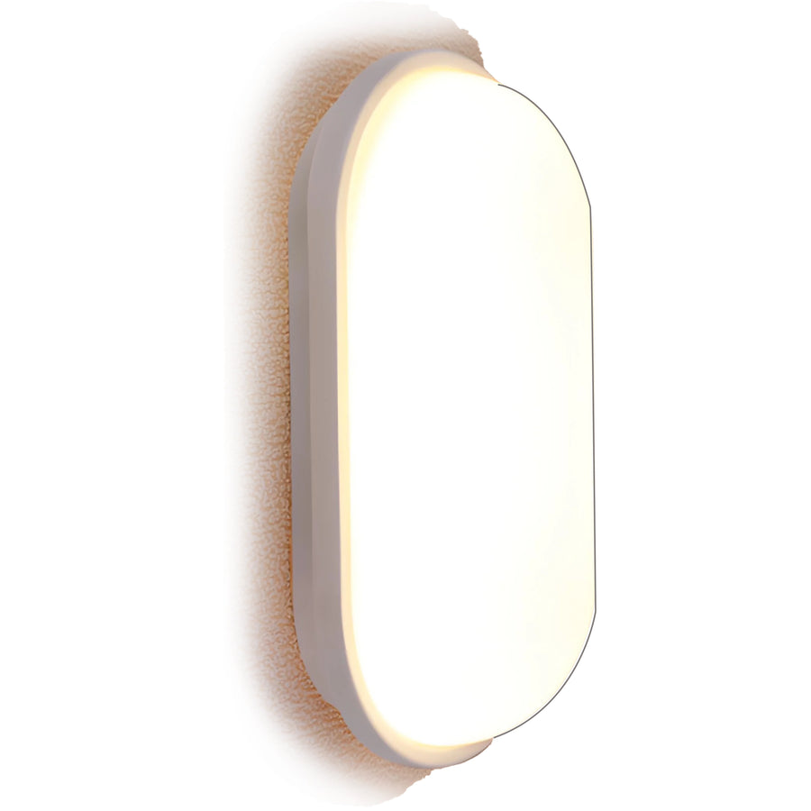Φωτιστικό τοίχου εξωτερικού χώρου LED AX320/218WH, Warm Light 3000K, IP65, Λευκό, Μεταλλικά Φωτιστικά τοίχου εξωτερικού χώρου Προεπιλεγμένος τίτλος Alessandro Design