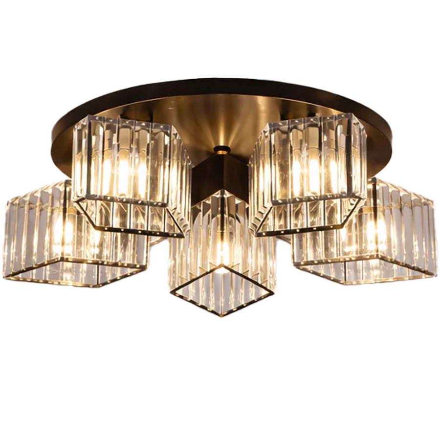 Modern Classic Chandelier Sasha, LC117/5BK, 5x E27, Metal and Crystal, Black, Shade Classic Chandeliers Προεπιλεγμένος τίτλος Alessandro Design