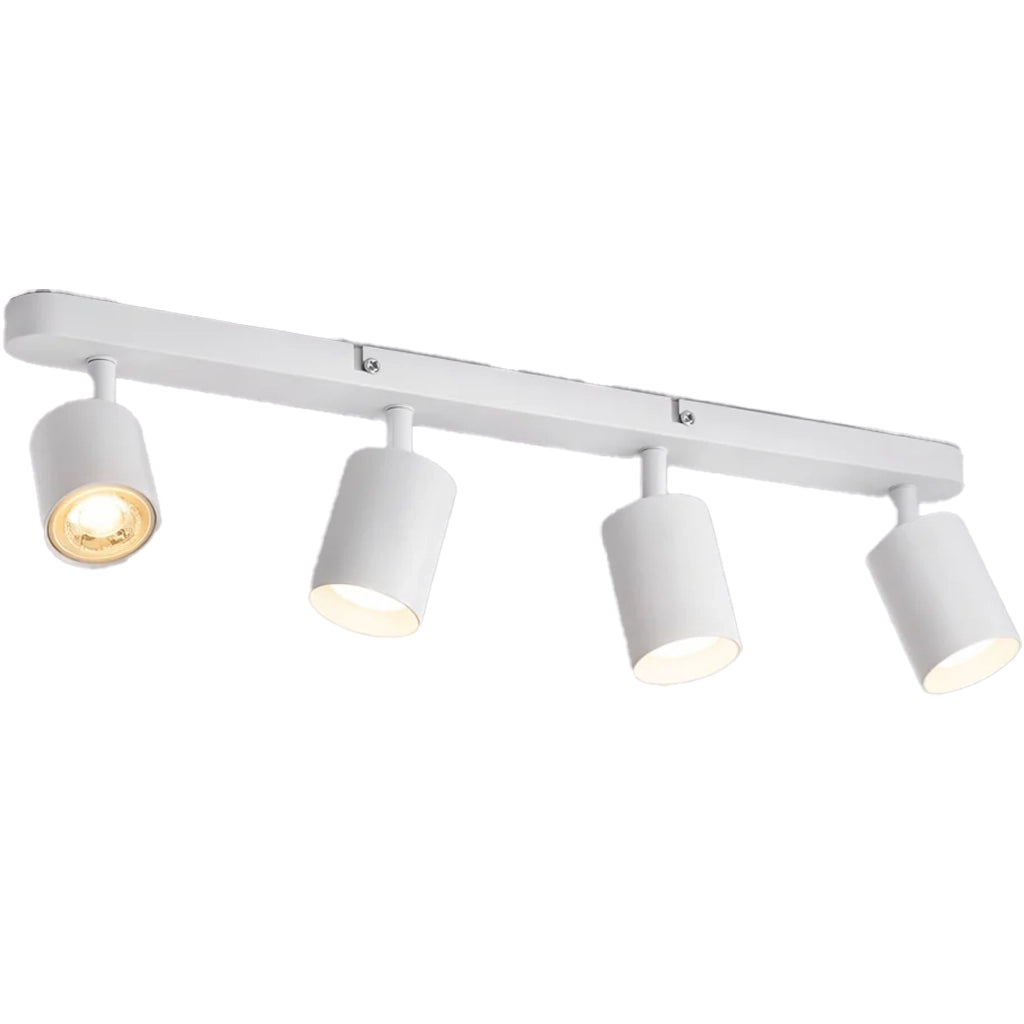 Joom Chandelier with Linear Projector 4XGU10 White LED Chandeliers Προεπιλεγμένος τίτλος Alessandro Design