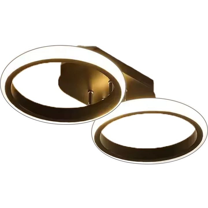 Celio LED Πολυέλαιος, 16W, 2 κύκλοι, Κρύο/Ζεστό/Ουδέτερο φως, Μαύροι πολυέλαιοι LED Προεπιλεγμένος τίτλος Alessandro Design