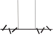 Harman LED Chandelier, 23W, 6 Sources, Neutral Light, Black Modern Chandeliers Προεπιλεγμένος τίτλος Alessandro Design