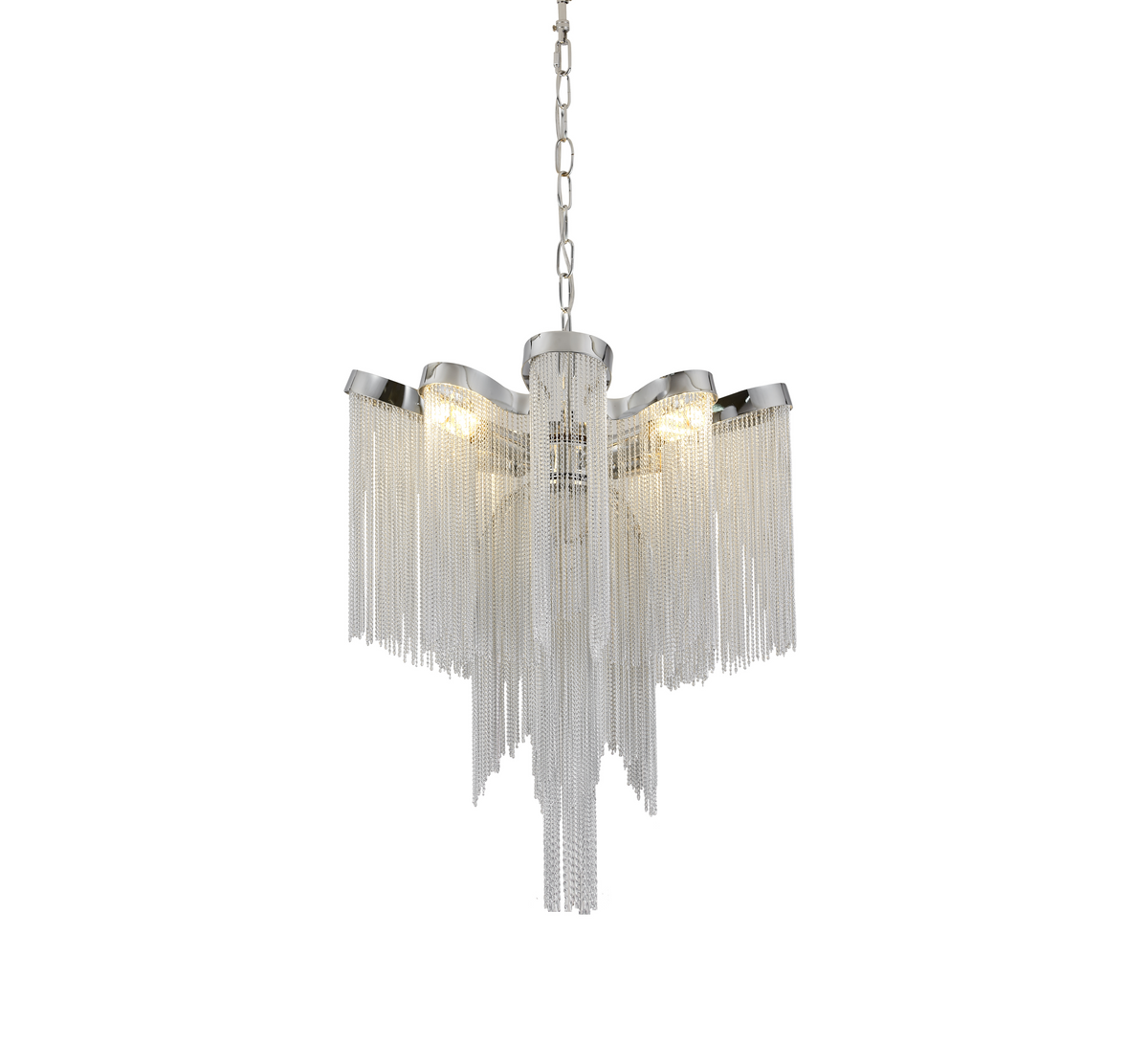 Aurora Candelabra, 4xE14, Διάμετρος 43 cm, Ύψος 68 cm, Γυαλιστερό Chrome, Metal Modern Candelabra Προεπιλεγμένος τίτλος Alessandro Design