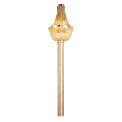 Φωτιστικό τοίχου Aurora, 4xE14, Διάμετρος 34 cm, Ύψος 150 cm, Χρυσό, Μεταλλικά Φώτα τοίχου εσωτερικού χώρου Προεπιλεγμένος τίτλος Alessandro Design