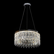 Πολυέλαιος LED με Τηλεχειριστήριο, 76W, ROYALE Nobile, Διάμετρος 40 cm, Ύψος 120 cm, Κρύο/Ουδέτερο/Θερμό φως, Ρυθμιζόμενο, Ασημί, Κρύσταλλο, Χάλυβας πολυέλαιος LED με τηλεχειριστήριο Προεπιλεγμένος τίτλος Alessandro Design