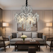 Crystal Chandelier PUBU Elegance, 5x E14, Διάμετρος 50cm, Χρώμιο