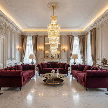 Crystal Chandelier FALL 27xE14, D60 cm, Gold, Metal and Crystal Crystal Chandeliers Προεπιλεγμένος τίτλος Alessandro Design