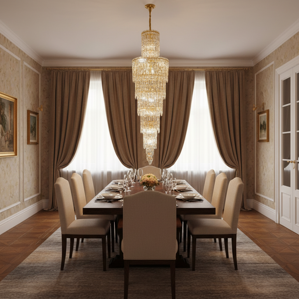 Crystal Chandelier FALL 27xE14, D60 cm, Gold, Metal and Crystal Crystal Chandeliers Προεπιλεγμένος τίτλος Alessandro Design